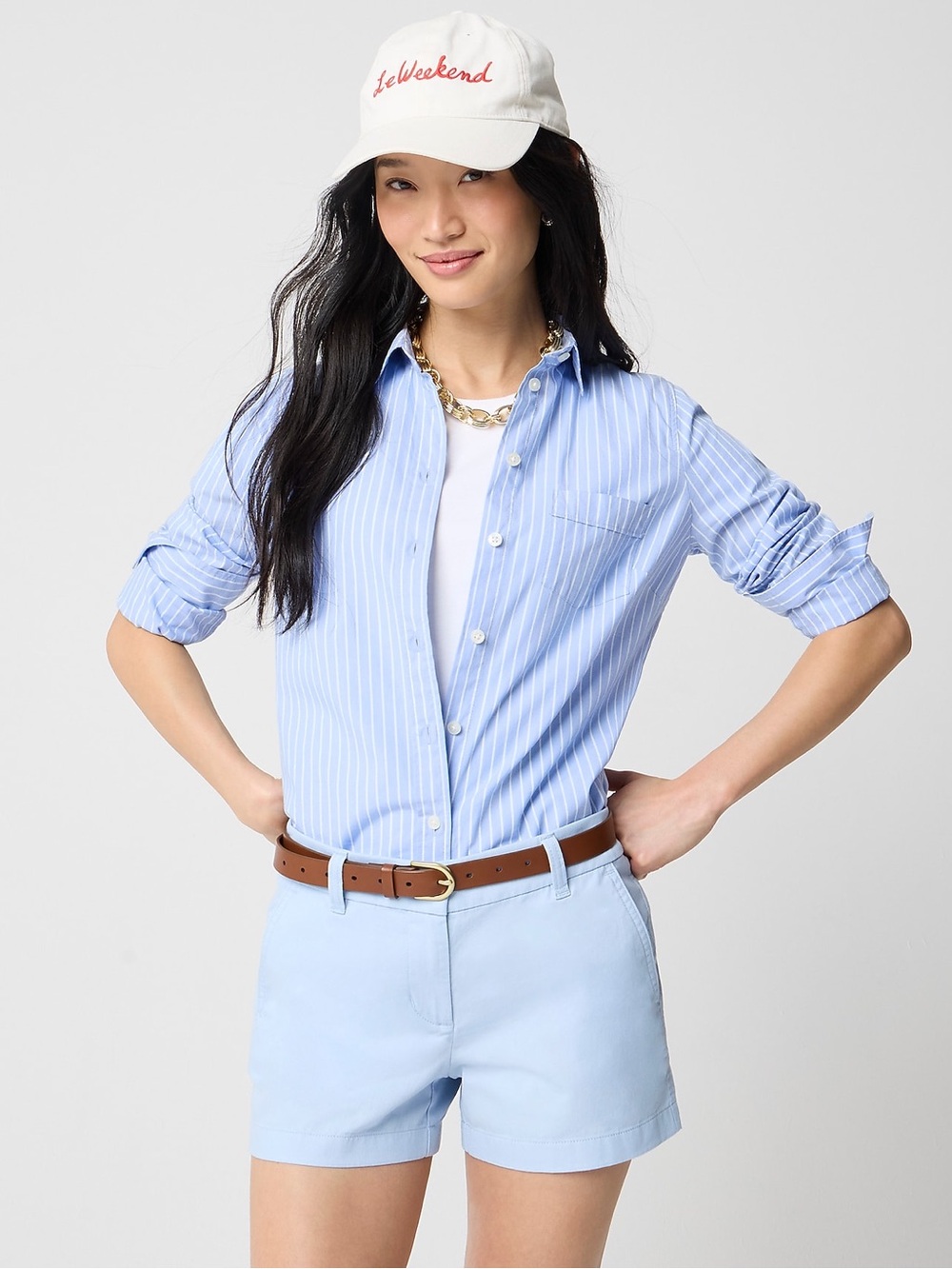 J. CREW Light Blue 3.5” Chino Shorts | Size 8